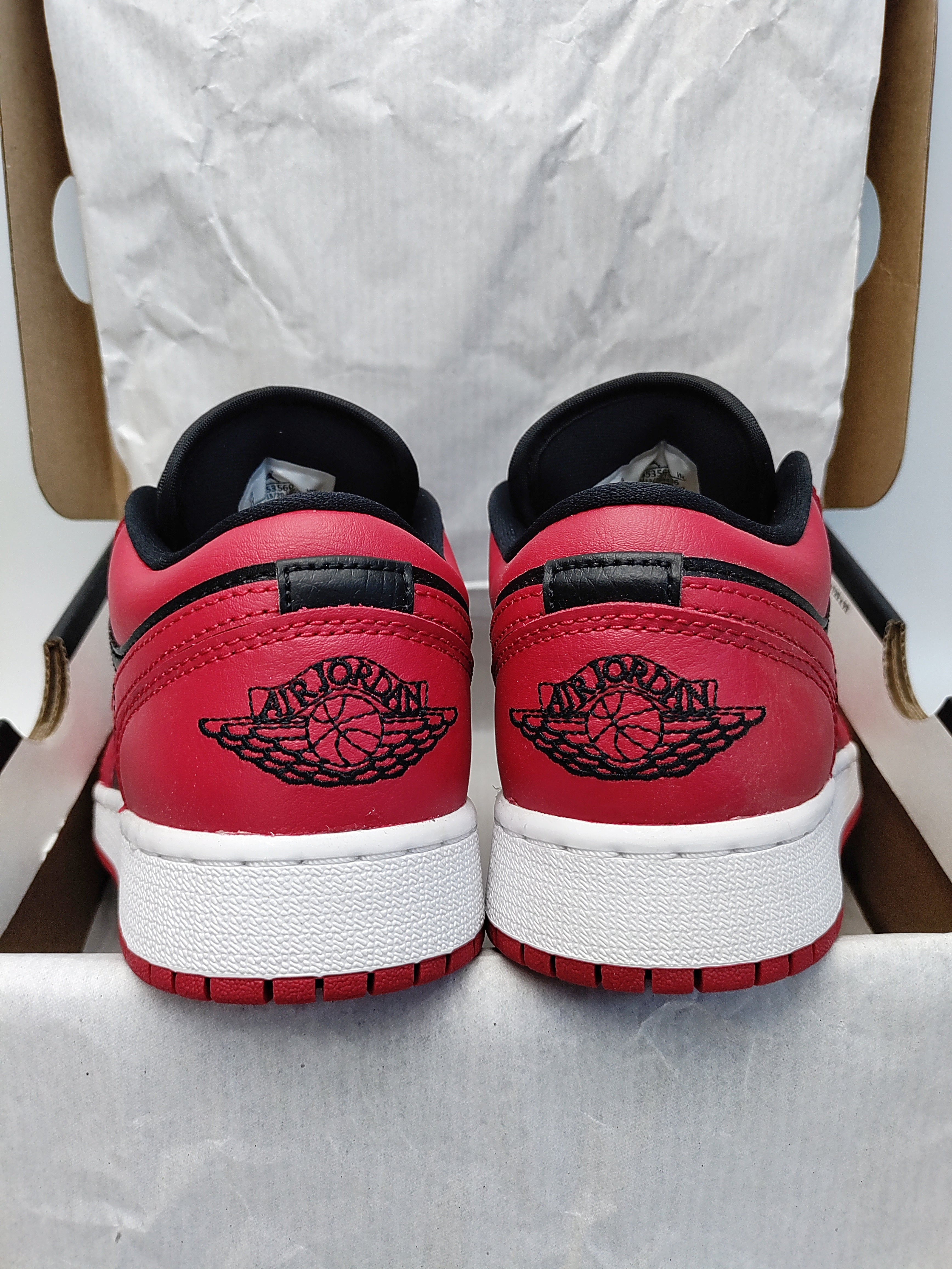 Jordan 1 Low Reverse Bred Gym 2024 Red GS 5.5Y