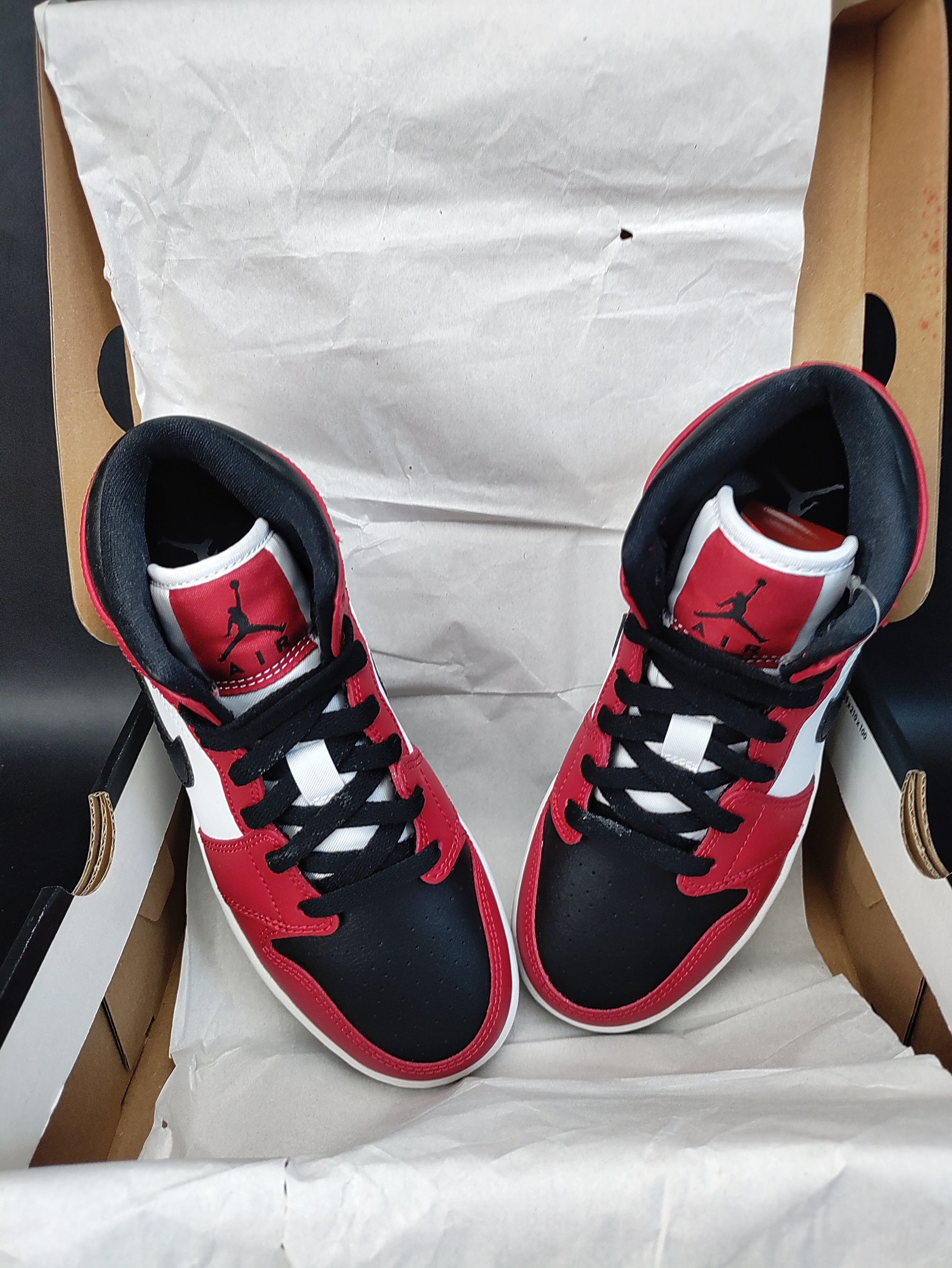 Air jordan 1 discount chicago toe mid