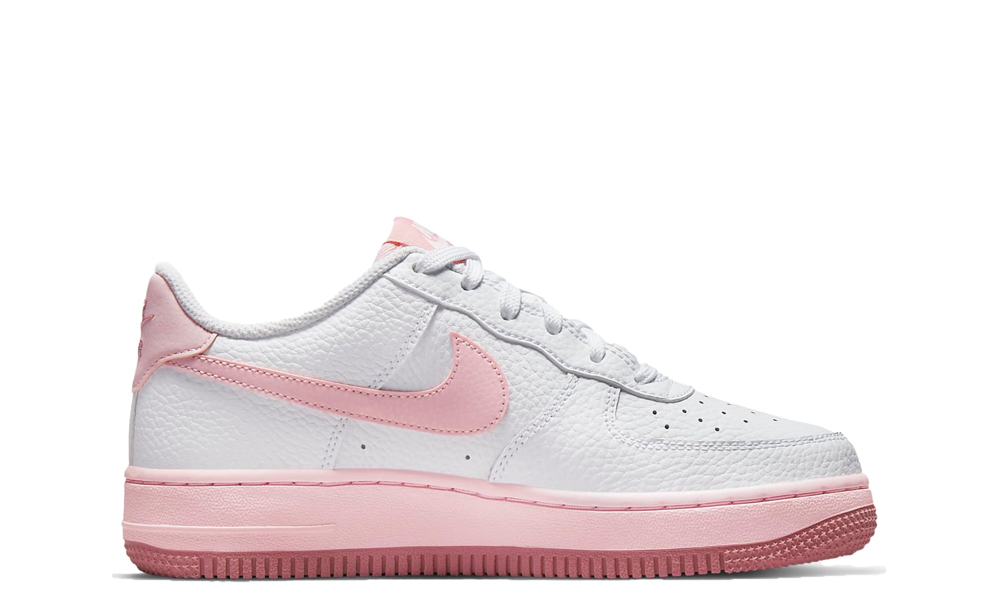 Nike air force deals one white pink