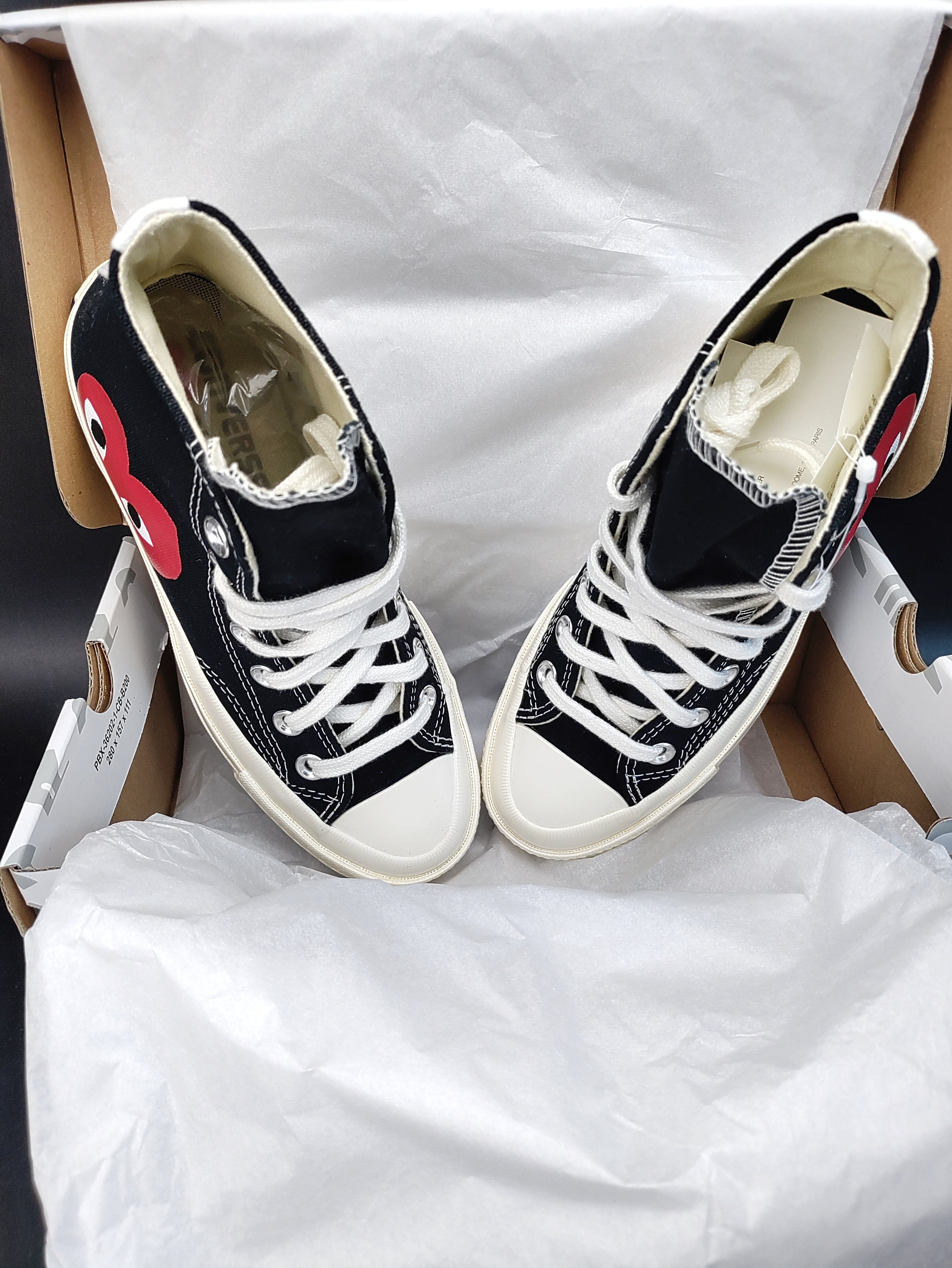 X Comme Des CDG Play Chuck Taylor 'High-Top Black'
