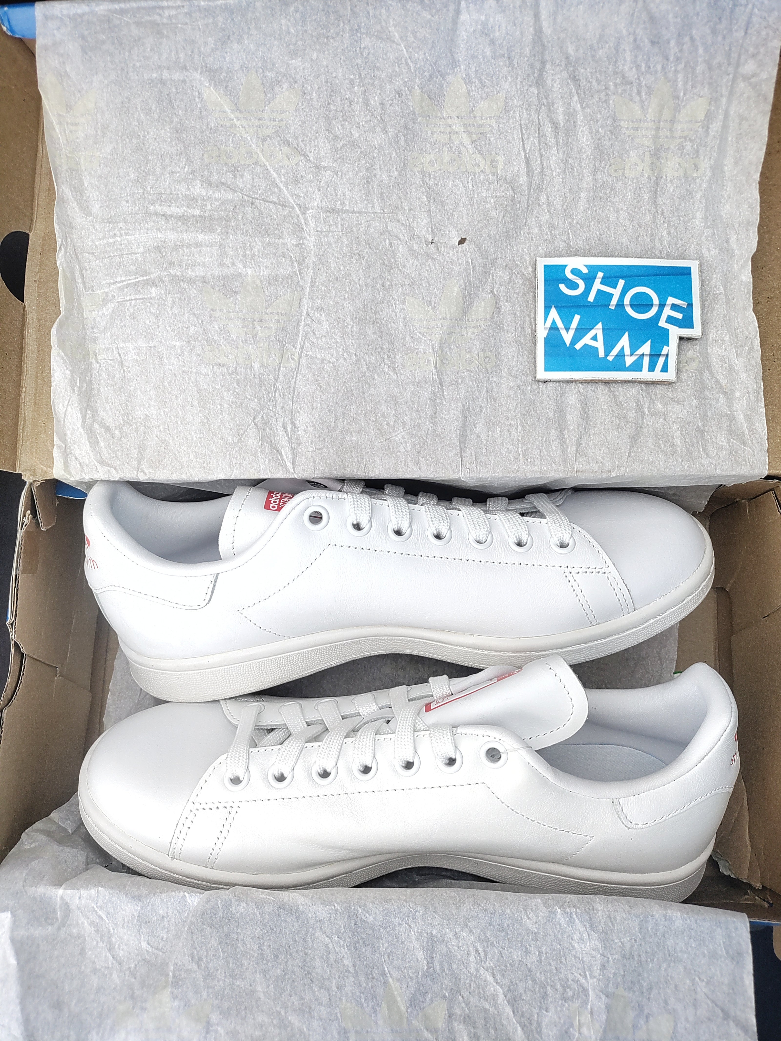 adidas stan smith heart red