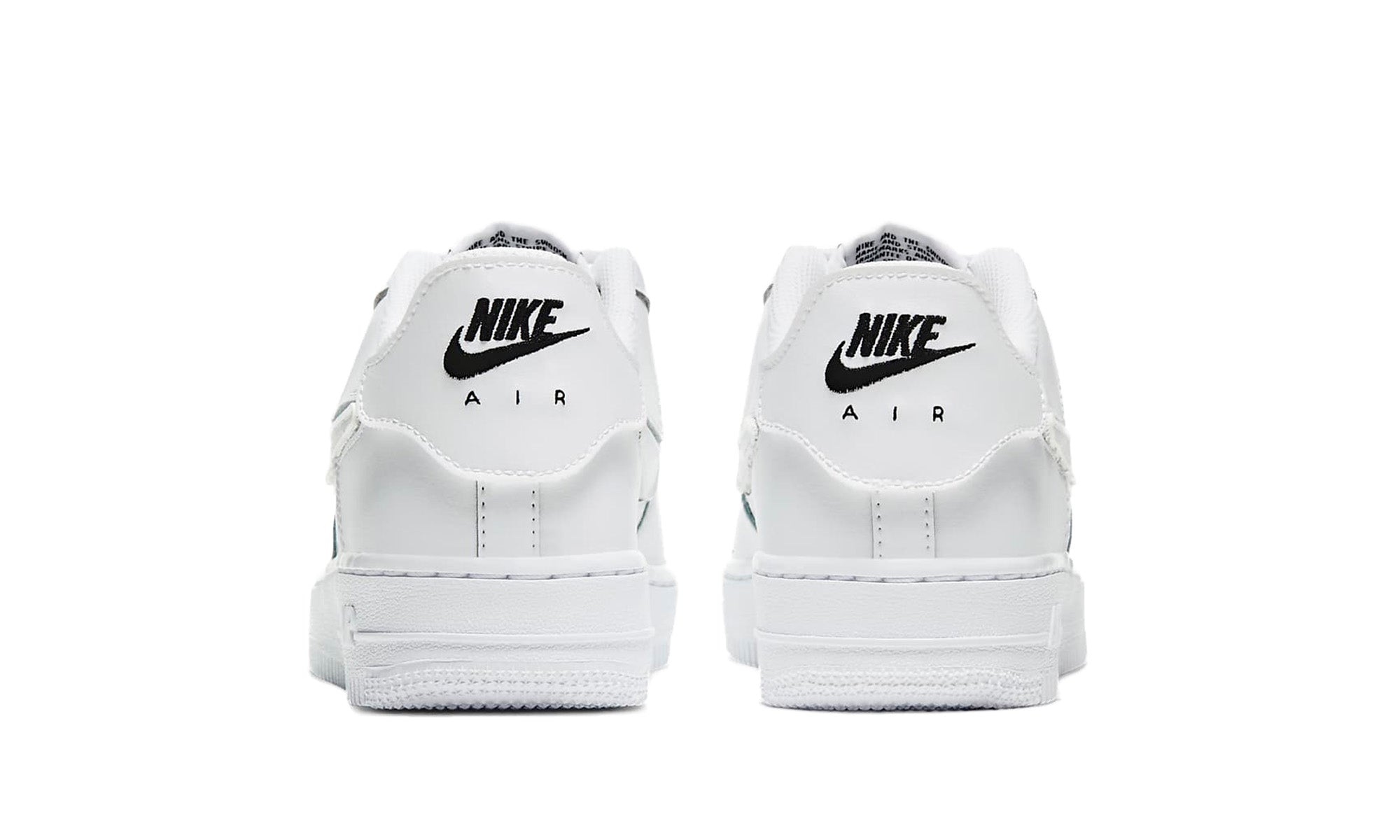 Air force 1 stick on swoosh best sale