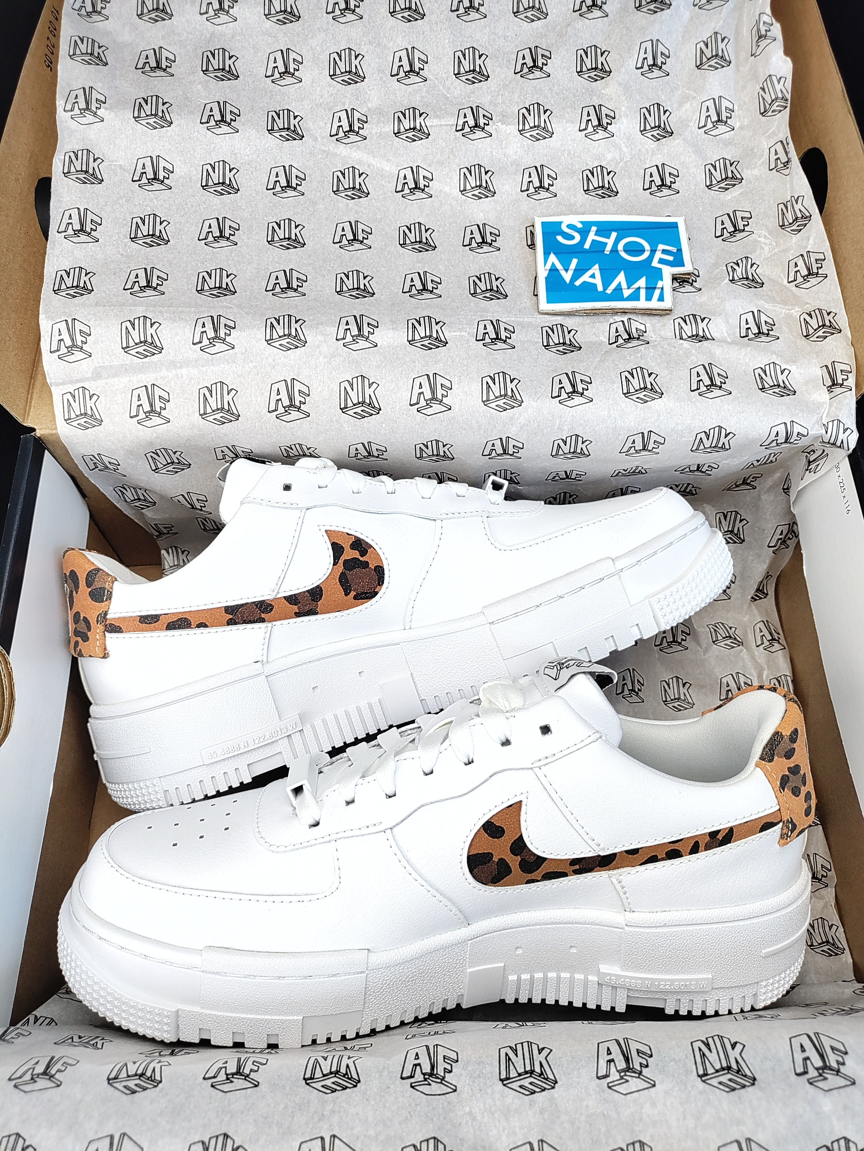 Nike Air Force 1 Pixel SE 'White Leopard'
