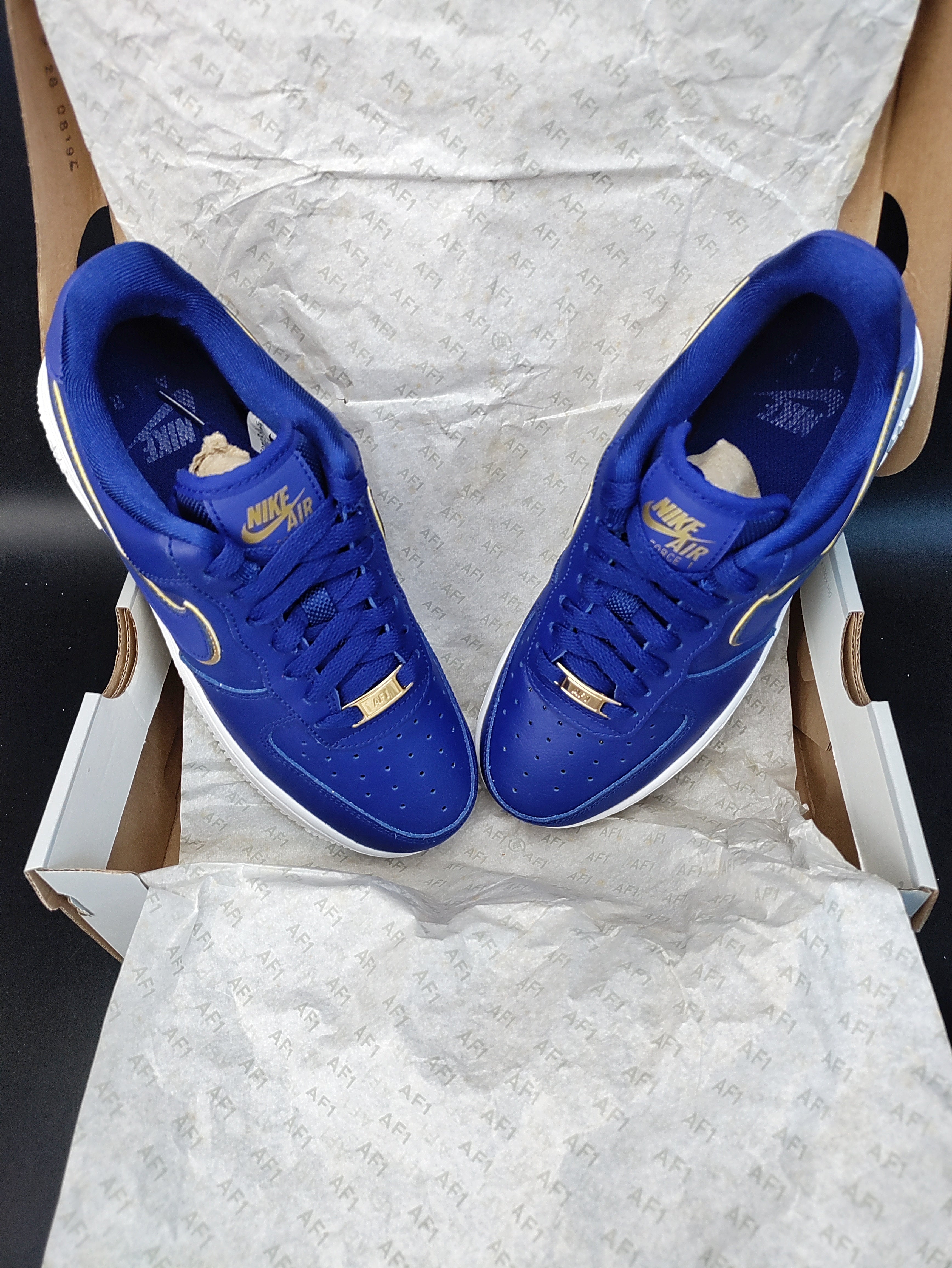 Nike Air Force 1 '07 Essential 'Deep Royal Blue/Gold'