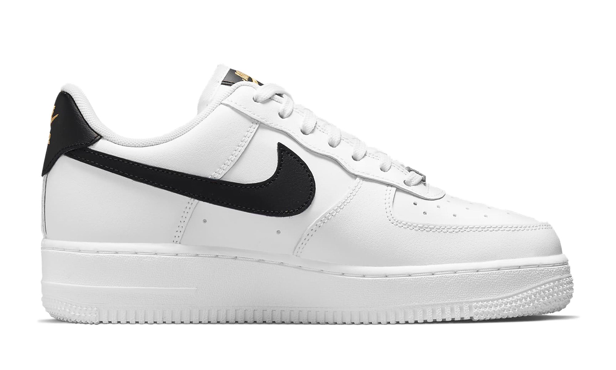 Nike air force on sale 1 gold and white