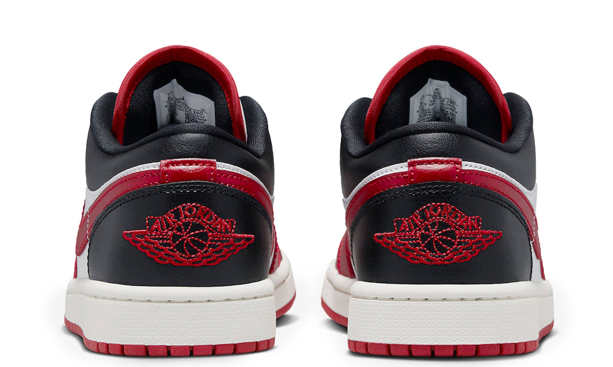 Air jordan 1 clearance low red and black