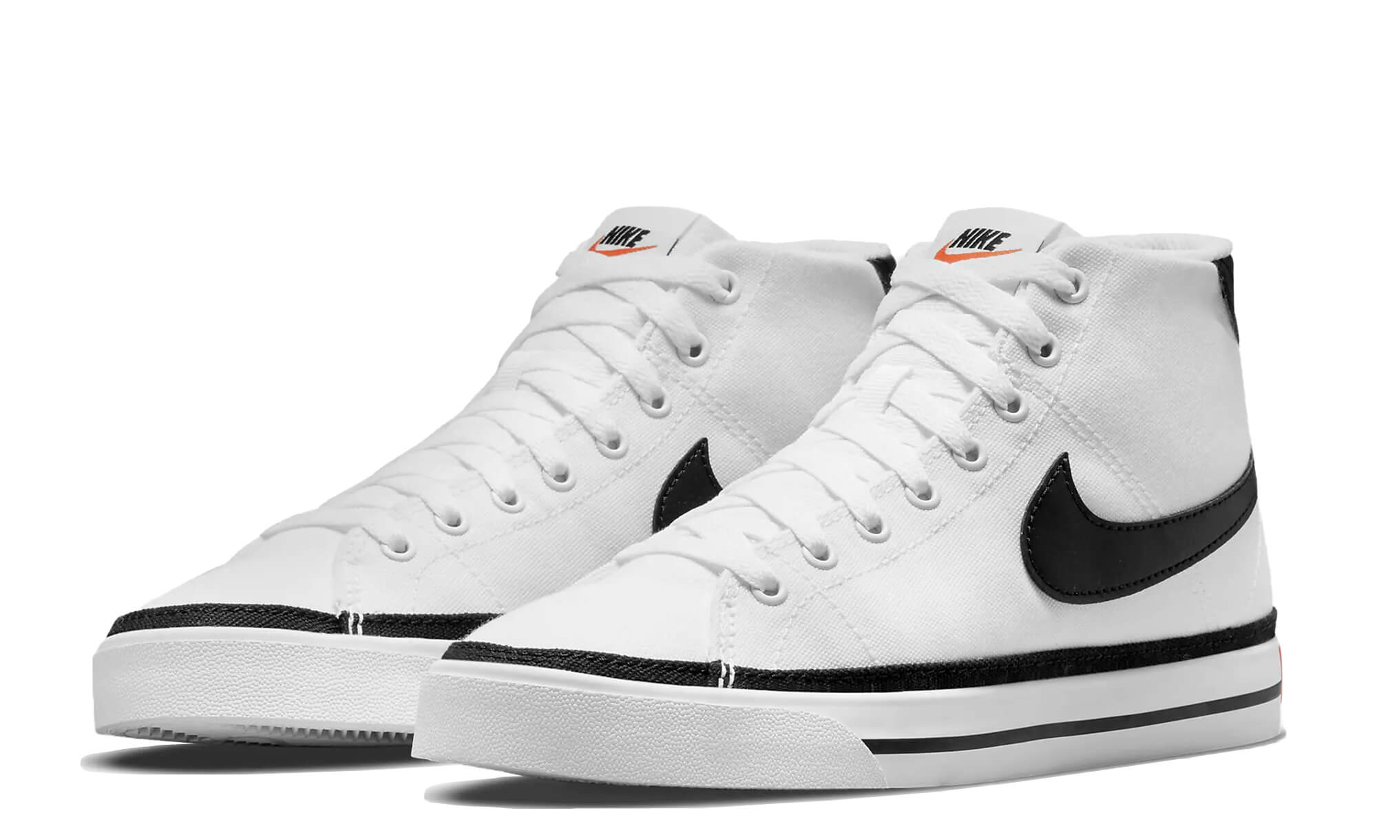 Nike Court Legacy Canvas Mid White Black