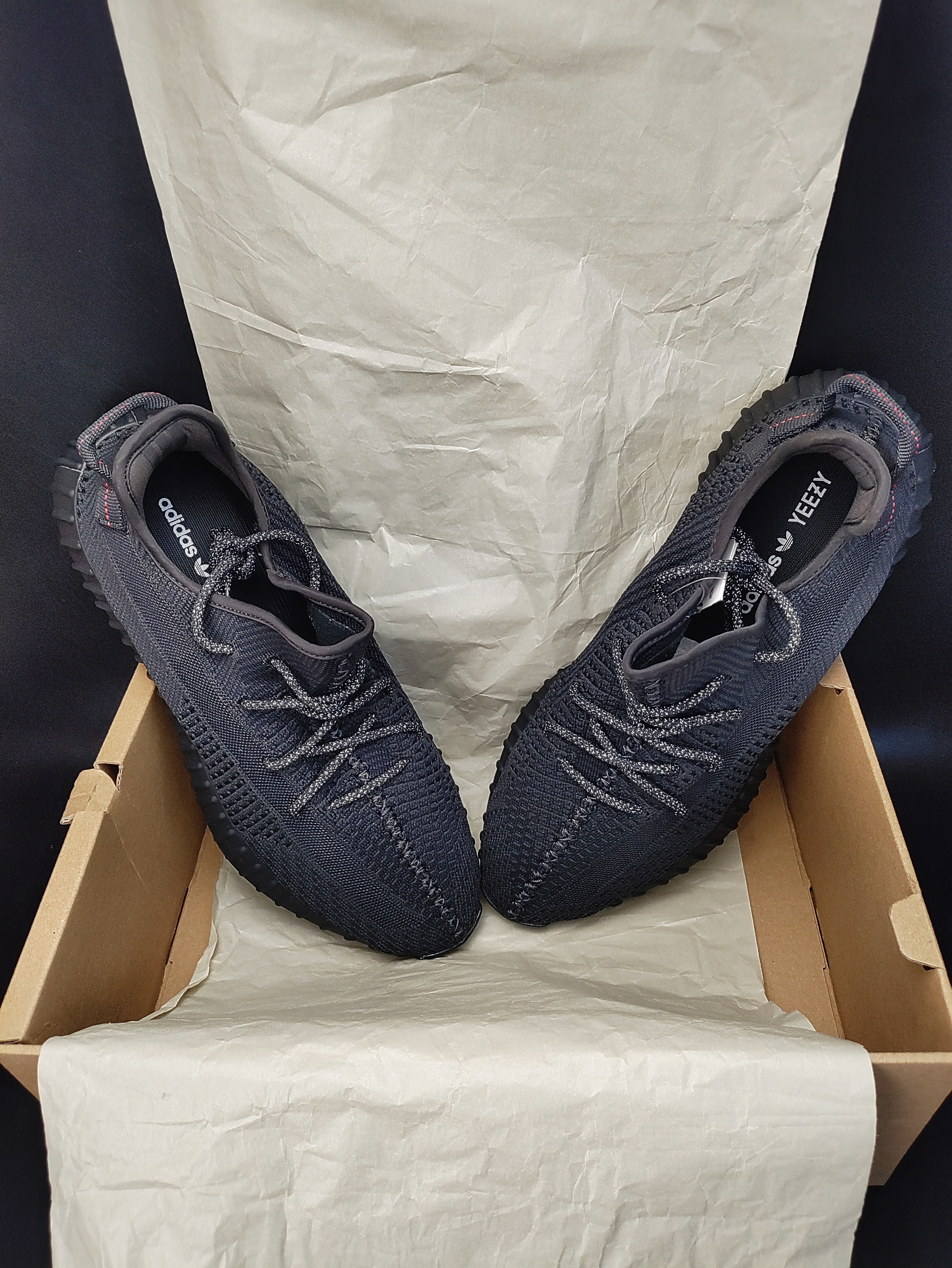 adidas Yeezy Boost 350 V2 'Static Black Non-Reflective'