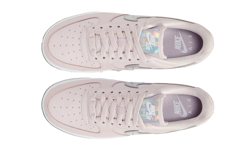 air force 1 07 trainers barely rose irridescent white f